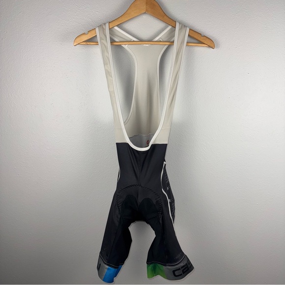 Castelli Cycling Bib Shorts Men's M White Black Aero Race Rodeo “Make Them Hurt” - Picture 1 of 16